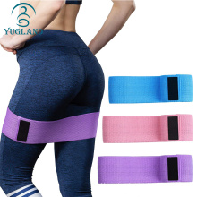 Bandas de yoga de gimnasio de ejercicio Conjunto de bandas de resistencia de bucle de yoga de tela rosa de fitness de fitness de fitness de fitness premium